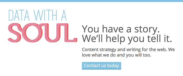 Data with a Soul Canadian content strategy company